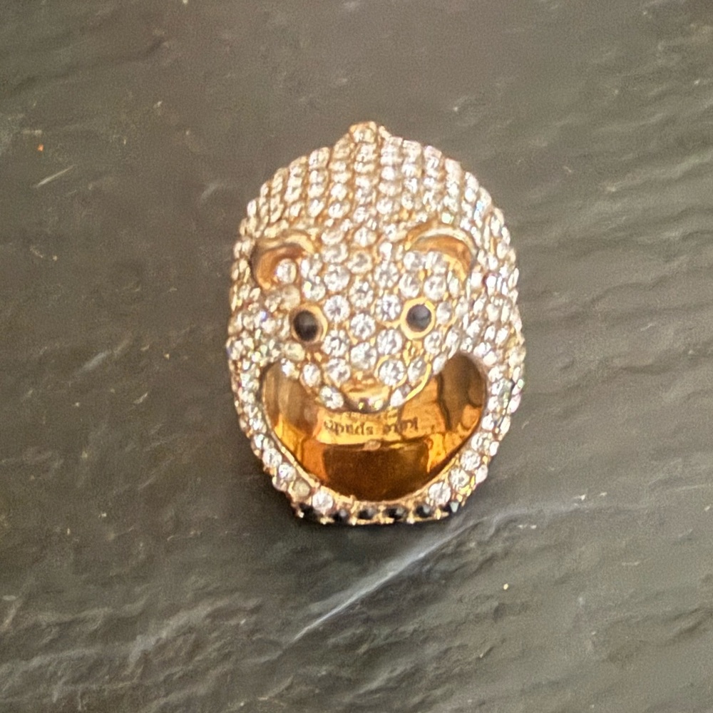 kate spade Gold Crystal Animal Ring